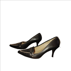 MICHAEL Michael Kors Black Leather Pumps Size 10M